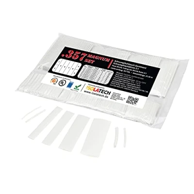 Afbeelding van ISO PROFI®, 357 delige set krimpkousen, assortiment in zak, wit, 2:1