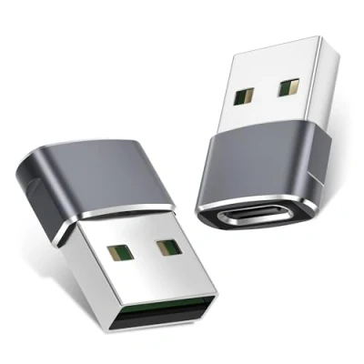 Afbeelding van BASESAILOR USB C bus naar stekker 2 stuks, type vrouwelijk mannelijke adapter oplaadkabel voor Apple Watch, iPhone 13 14 Pro Max, SE, iPad 10 Mini Air 4 5, Samsung Galaxy S23 S22 Plus ltra