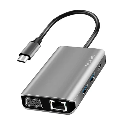 Afbeelding van LogiLink UA0410 Laptopdockingstation Geschikt voor merk: Universeel USB C Power Delivery