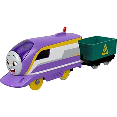 Afbeelding van Fisher Price Thomas &amp; Friends Kana gemotoriseerde speelgoedtrein, accumotor met lading voor kleuters vanaf 3 jaar