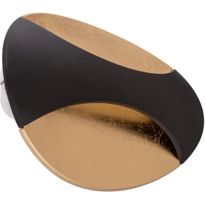 Afbeelding van Globo wandlamp Alexandra zwart metaal 78400G