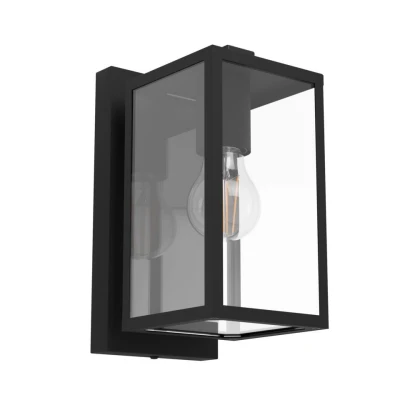 Afbeelding van EGLOÂ BudroneÂ WandlampÂ BuitenÂ Â E27Â 27Â cmÂ Zwart