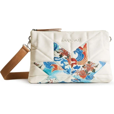 Afbeelding van Desigual Schoudertas Bols Crossbody Bag Raw Wit
