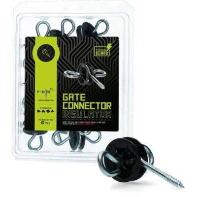 Afbeelding van ZoneGuard Poortgreepankerisolator Zwart 20 cm