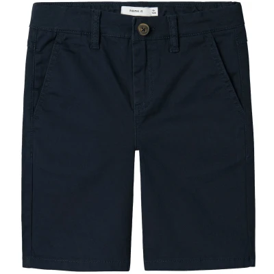 Afbeelding van Name It Silas Isak Long Twill Short Junior Maat 128
