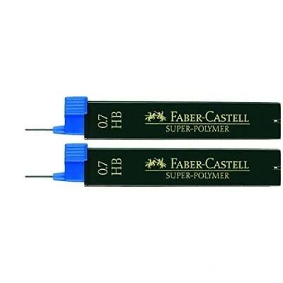Afbeelding van Set van 2 Faber Castell Super POLYMER fijnvullingen 0,7HB