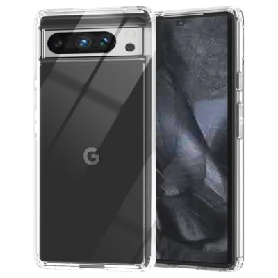 Afbeelding van Google Pixel 8 Pro Hoesje Kunststof Accezz Hardcase/Backcover Transparant Telefoonhoesje Shockproof/Valbescherming