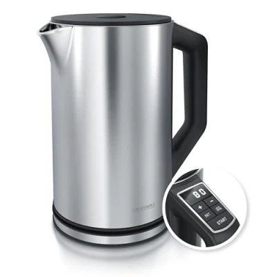 Afbeelding van Arendo Waterkoker Snelkoken Temperatuurselectie van 40 tot 100 of 4 vooraf ingestelde temperaturen Model ELEGANT 1,5 L 2200 W