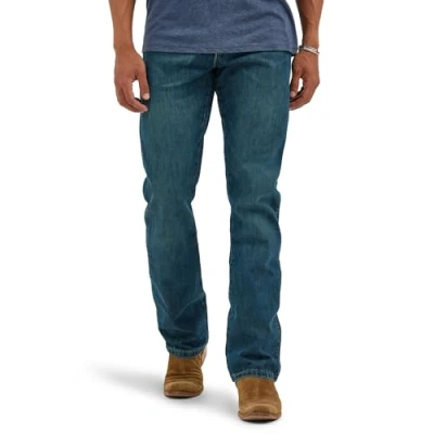 Afbeelding van Wrangler Retro Slim Fit Bootcut, groene herenjeans., 30W / 36L