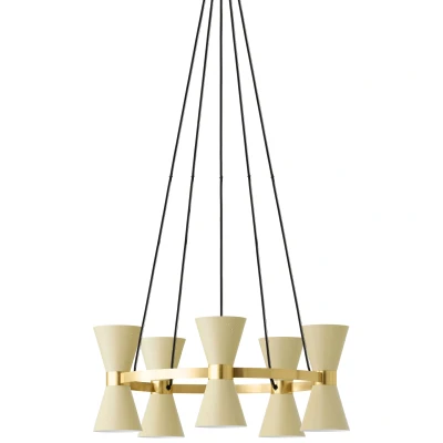 Afbeelding van Audo Copenhagen Collector 5 KroonluchterØ66.5 Crème