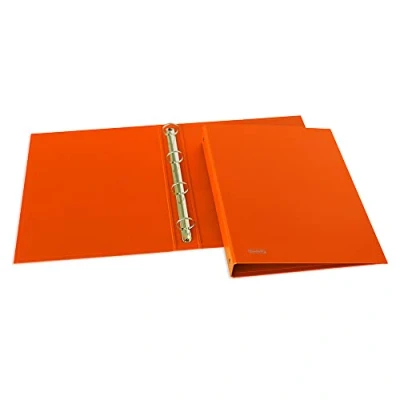 Afbeelding van FAVORIT Sprint ringmap van karton, 22 x 30 cm, 4 ronde ringen mm, oranje 400173288