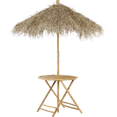 Afbeelding van Beliani MOLISE Tuintafel Lichte houtkleur Bamboehout