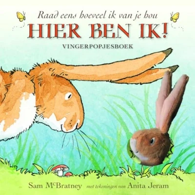 Afbeelding van Uitgeverij lemniscaat raad eens hoeveel ik van je hou hier ben