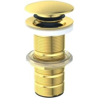 Afbeelding van Ideal standard luxe click waste solid brushed gold e1483a2