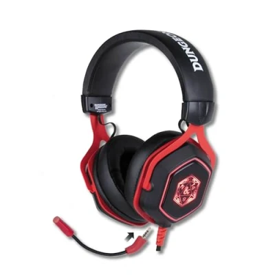 Afbeelding van Dungeons &amp; Dragons pc gaming headset D20 backlight afneembare micfroon USB plug play 7.1 surround