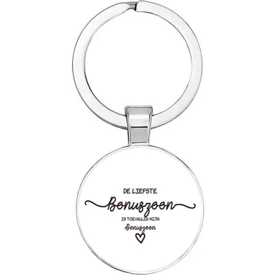 Afbeelding van Akyol de liefste bonuszoon is toevallig mijn sleutelhanger cadeautje verrassing geschenk