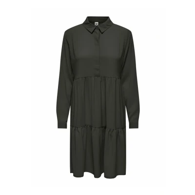 Afbeelding van JDY Piper NOOS Blousejurk, Dames, Maat: 36, Peat