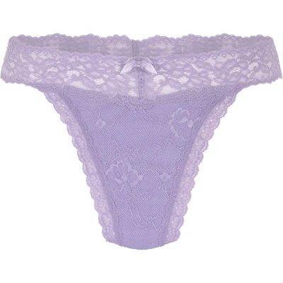 Afbeelding van Hunkemöller Dames Lingerie String Madison Paars maat S