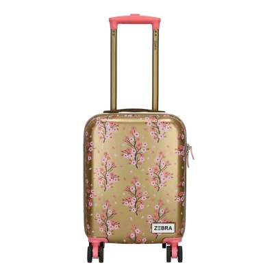 Afbeelding van Zebra Trends Kinderkoffer Flowers Goud