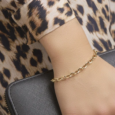 Afbeelding van Armband Goud Anker 5,7 mm x 19 cm lang
