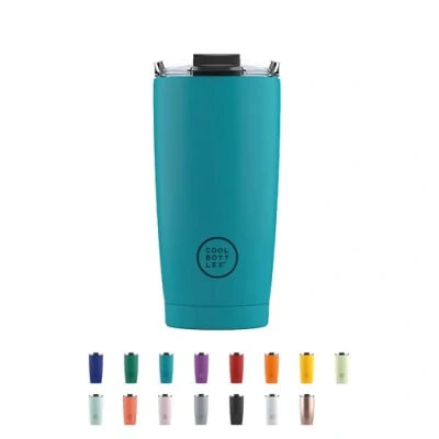 Afbeelding van Cool Bottles Thermosbeker 550 ml 5 uur warm, 10 koud BPA Vrij Vivid Turquoise