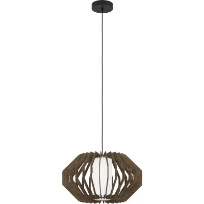 Afbeelding van EGLO Rusticaria Hanglamp E27 Ã ̃ 45 cm Zwart/Bruin/Wit