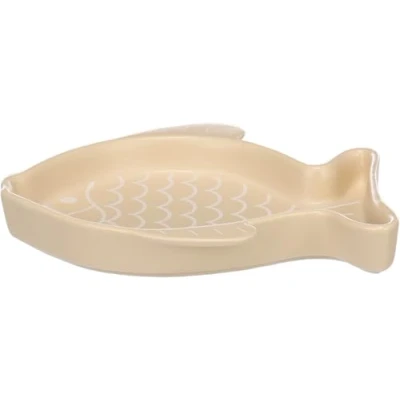 Afbeelding van Flamingo Eet en drinkbak Fishie Beige 200 ml