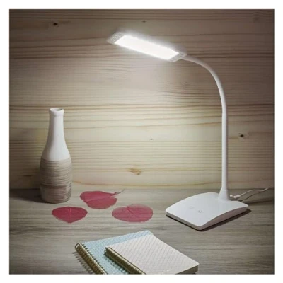 Afbeelding van EMOS LED tafellamp EDDY 6 Watt, max. helderheid 480 lm, instelbare lichtkleur 3000 K/4500 K/6800 K, levensduur uur, wit, Ra&gt;83