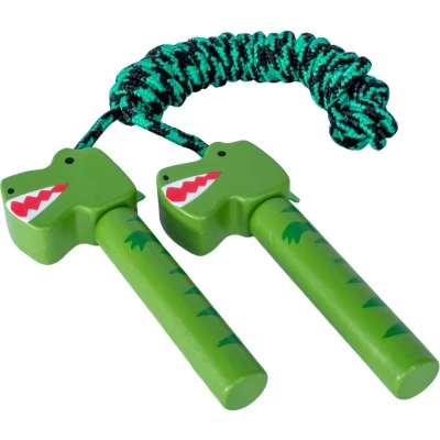 Afbeelding van Floss &amp; Rock Springtouw Dino 240 cm Hout