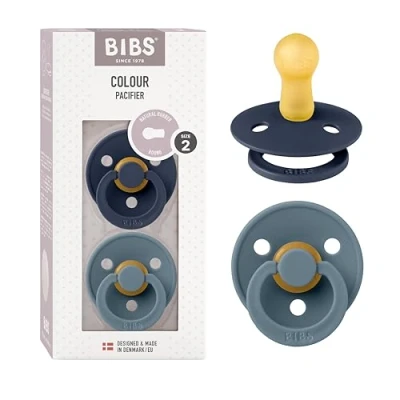 Afbeelding van Bibs Deep Space Blue/Petrol 6 18 mnd 2 Stuks Fopspeen 120253