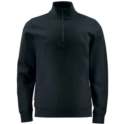 Afbeelding van ProJob 2128 SWEATER MET KORTE RITSSLUITING 642128 Zwart XS