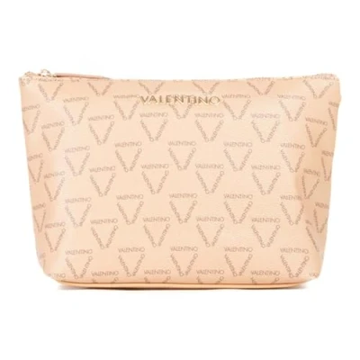 Afbeelding van VALENTINO Utensil zak Lady Re Soft Cosmetic Case Beige / Multicolor