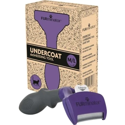 Afbeelding van 1x FURminator DeShedding Tool M/L kat / korthaar
