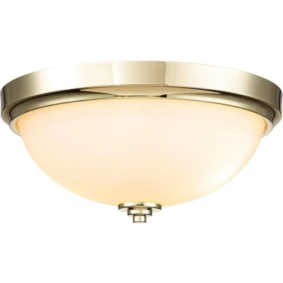 Afbeelding van Feiss LED Badkamerarmatuur Malibu 2X E27 Max 60W IP44 Dimbaar Polished Brass