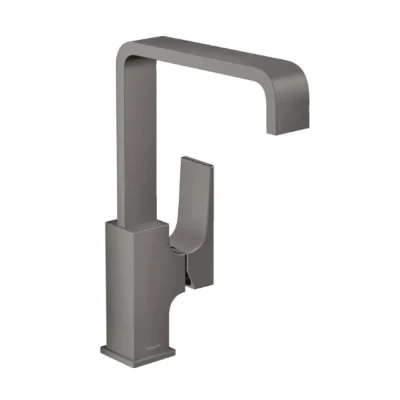 Afbeelding van Hansgrohe wastafelmengkraan 230 metropol 1 greeps geborsteld zwart chroom 32511340