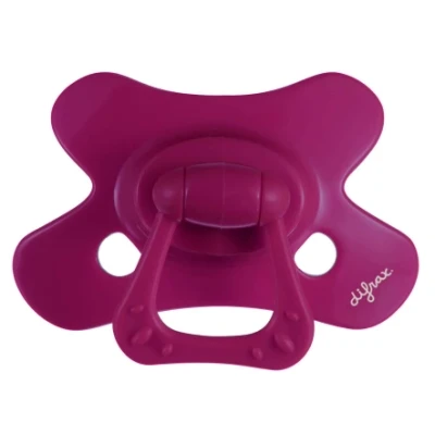 Afbeelding van Difrax Fopspeen Natural 12+ maanden Siliconen Wildberry 1 stuk