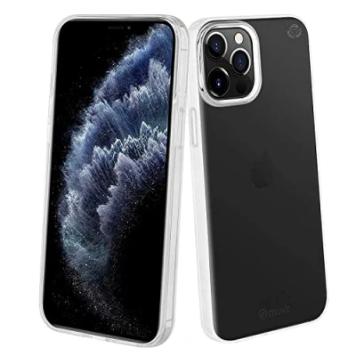Afbeelding van Muvit, Hoesje Geschikt voor Apple iPhone 12 Pro Max RECYCLETEK Zacht, Transparant