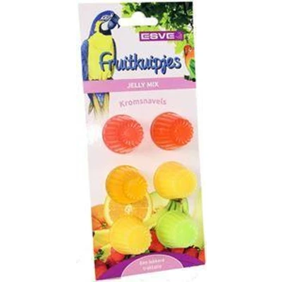 Afbeelding van ESVE fruitkuipjes Jelly mix voor kromsnavels
