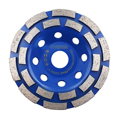 Afbeelding van HIGHDRIL Diamantschuurschijf, 125 mm, turbo diamant potschuurmachine, slijpschijf voor beton, metselwerk, graniet, marmer, natuursteen