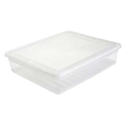 Afbeelding van keeeper Opbergdoos met deksel en schuifsysteem, 39 x 33,5 9 cm, l, Cornelia, transparant