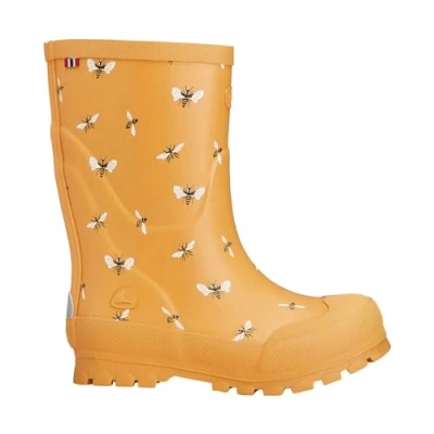 Afbeelding van Viking Jolly Print Rubberlaarzen voor kinderen, uniseks, Yellow Black, 25 EU