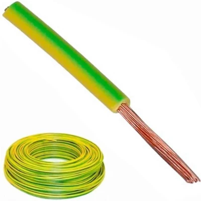 Afbeelding van Lapp Montagedraad H07V2 K 90 6mm² Groen/geel Per 100 mtr.