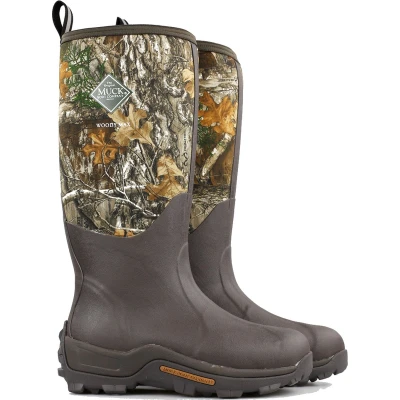 Afbeelding van Regenlaars Muck Boot Men Woody Max Orange Lining Brown RT Edge Schoenmaat 47