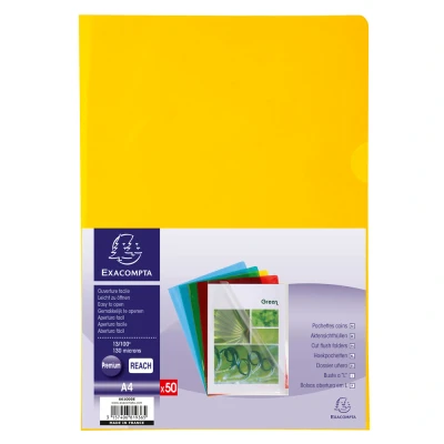 Afbeelding van PK 50 L map glad PVC 13/100 A4 geass. per 2