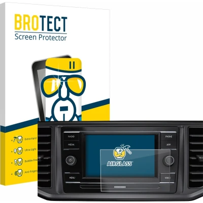 Afbeelding van BROTECT Screenprotector voor Volkswagen Crafter Composition Colour 2022 Folie Beschermfolie Beschermglas transparant