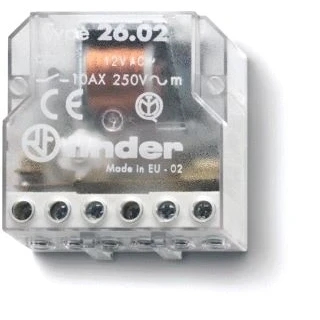 Afbeelding van Finder 26.03.8.048.0000 Stroomstootschakelaar Inbouw 1x NC, NO 48 V/AC 1 stuk(s)
