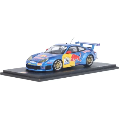 Afbeelding van Porsche 911 GT3 RS (996) Spark Modelauto 1:43 2002 Luca Riccitelli / Dieter Quester Philipp