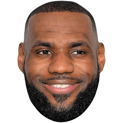 Afbeelding van LeBron James (Smile) Masker van beroemdheden