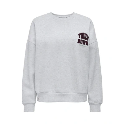 Afbeelding van ONLY Sweater Rillo Grijs dessin XL