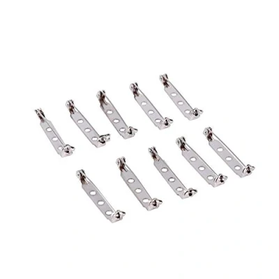 Afbeelding van Veiligheidssluiting, 50 stuks, brochenaald met 3 gaten, veiligheidssluiting voor sieraden en handwerk (32 mm)